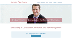Desktop Screenshot of jamesbenham.com